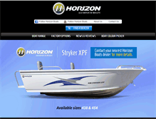 Tablet Screenshot of horizonboats.com.au